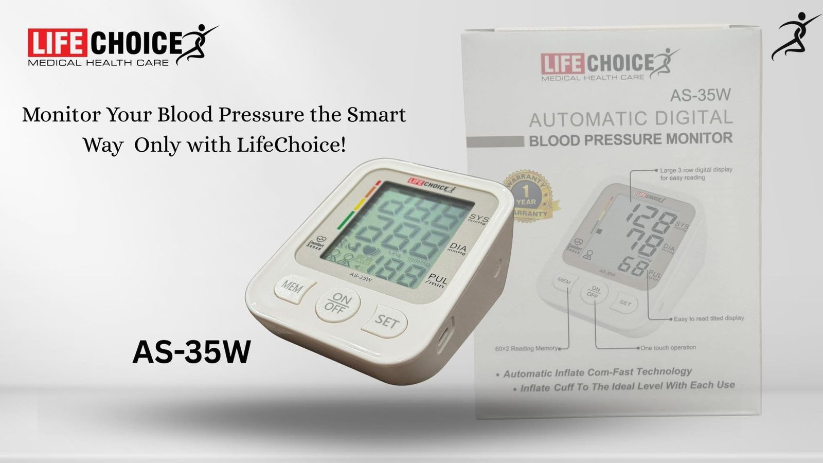 Digital BP Monitor Lifechoice.